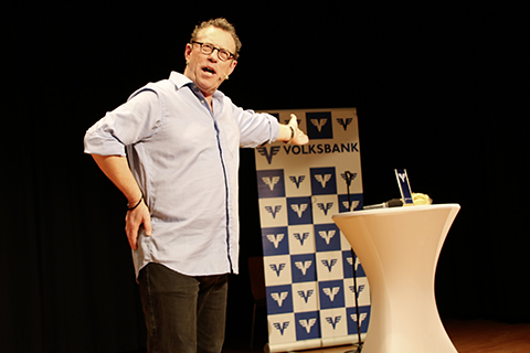 Herbert Steinböck beim Kabarettabend 2018 in Zwettl